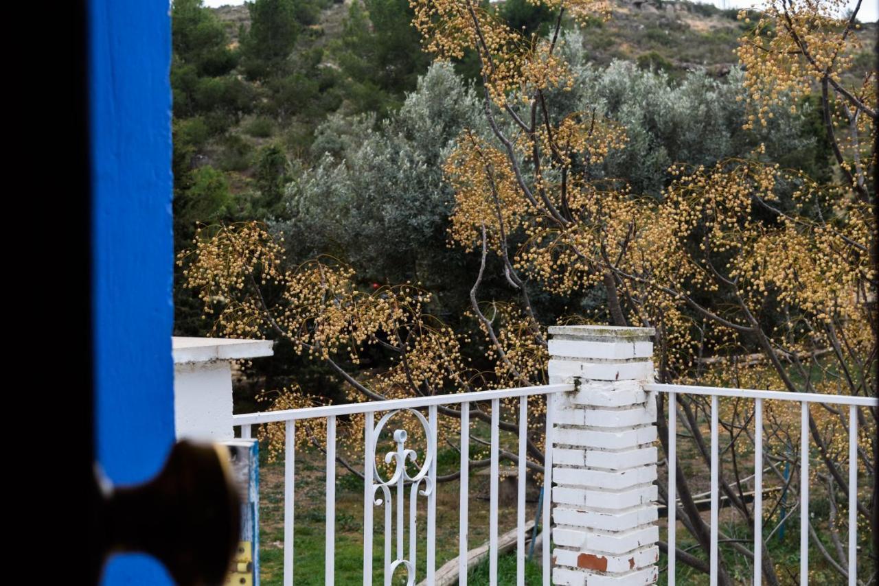 La Casa De Las Burbujas Azules Caspe Exteriör bild